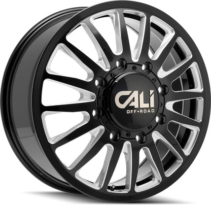 Cali Summit Black, Milled Dually Rims 20", 22"