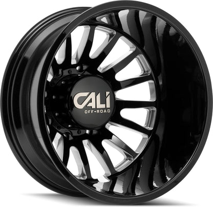 Cali Summit Black, Milled dually rear wheel