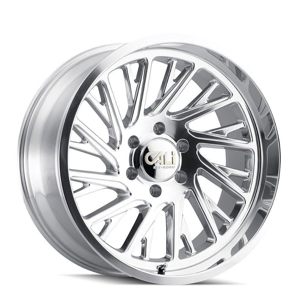20x10 Cali Purge Polished Rims 6x139