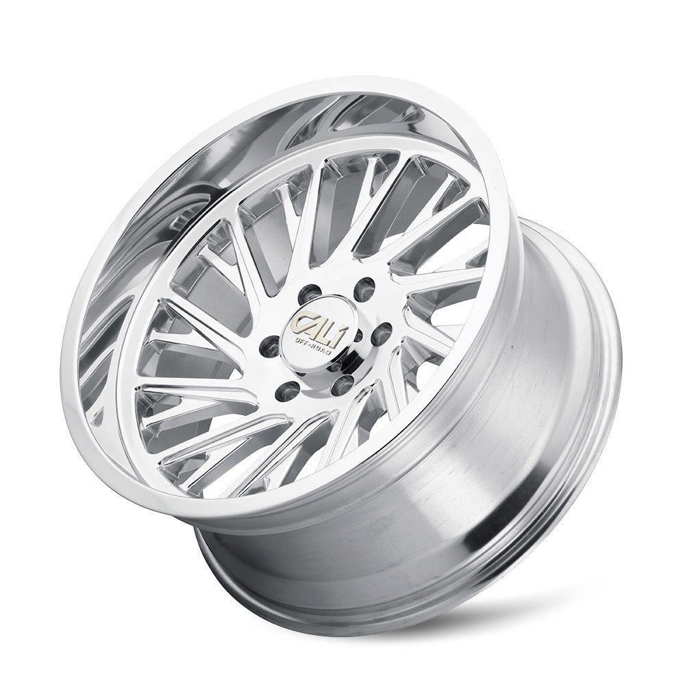 20x10 Cali Purge Polished Rims 6x139