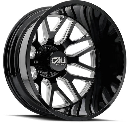 Cali Invader Black, Milled dually rear wheel