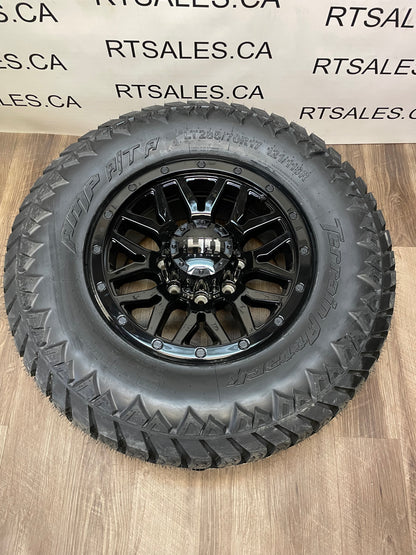 285/70/17 All Season tires on rims Dodge Ram Gmc Chevy 3500