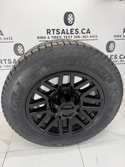 275/65/20 Cooper Snow Claw Winter Tires on 20" Ford Super Duty Replica Rims 8x170