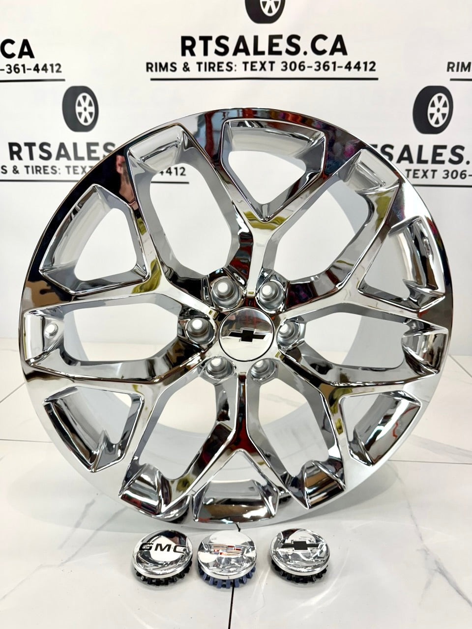 6×139.7 Chrome Snowflake Replika Rims – 20" & 22"