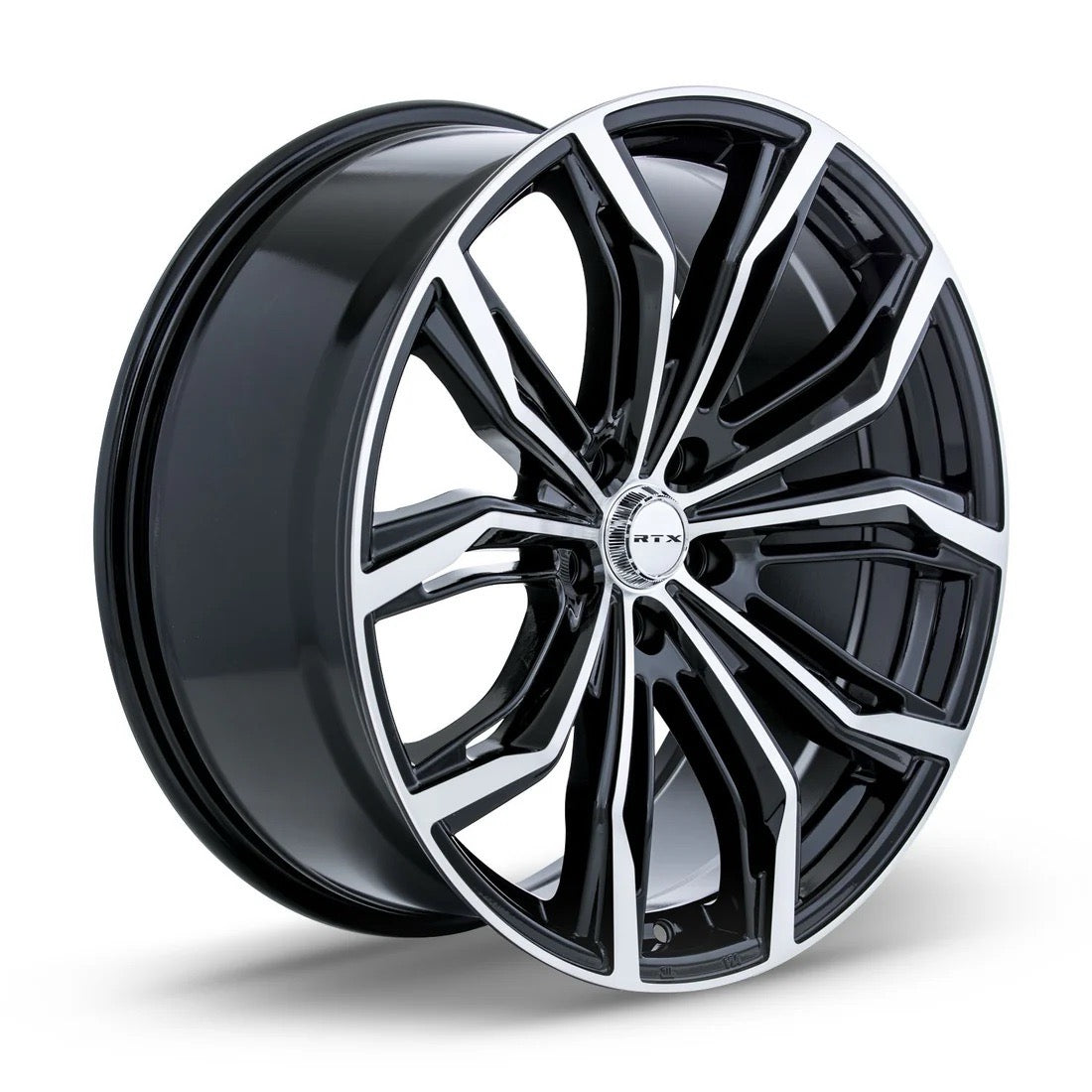 5x120 RTX Black Widow Black Machined - 17", 18"