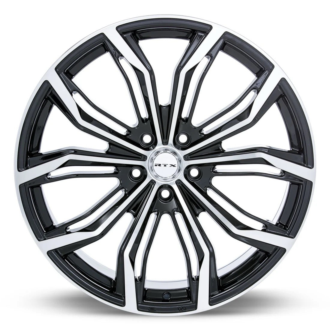 5x120 RTX Black Widow Black Machined - 17", 18"