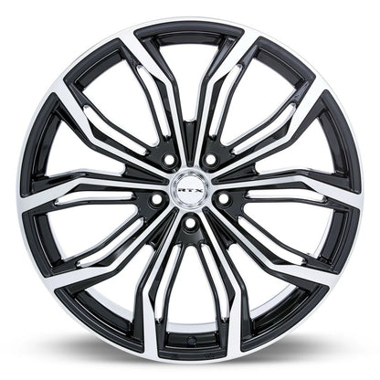 5x120 RTX Black Widow Black Machined - 17", 18"