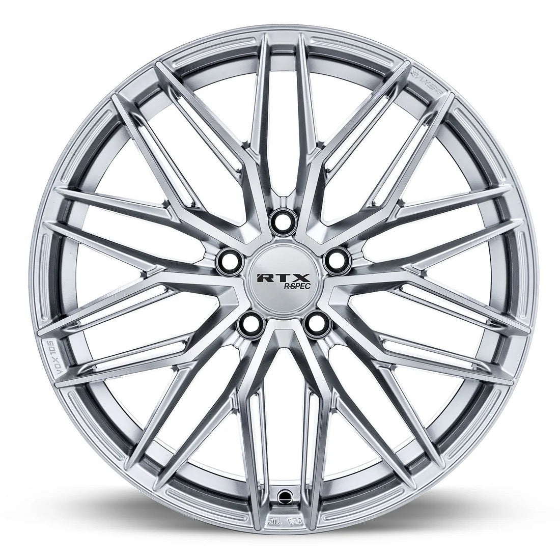 18x8.5 SW20 Silver with Machined Face Rims