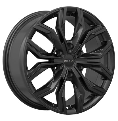 6x132 Gloss Black RTX Venom 6 Rims 19", 20"