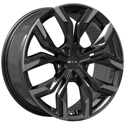 20x8 RTX R-Spec Venom Gloss Black Machined Rims 5x114.3