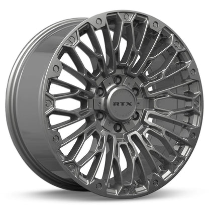 6x135, 6x139.9 Hyper Black RTX Chaos Rims 20", 22"
