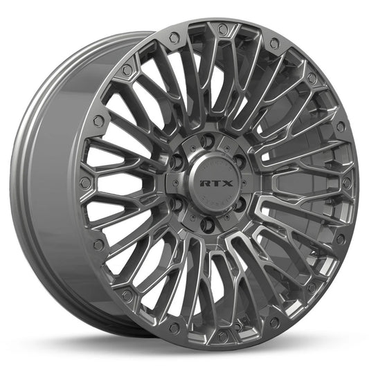 6x135, 6x139.9 Hyper Black RTX Chaos Rims 20", 22"