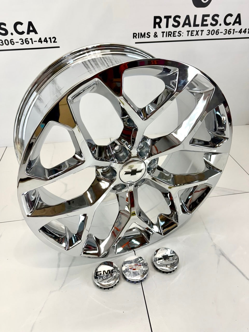 6×139.7 Chrome Snowflake Replika Rims – 20" & 22"