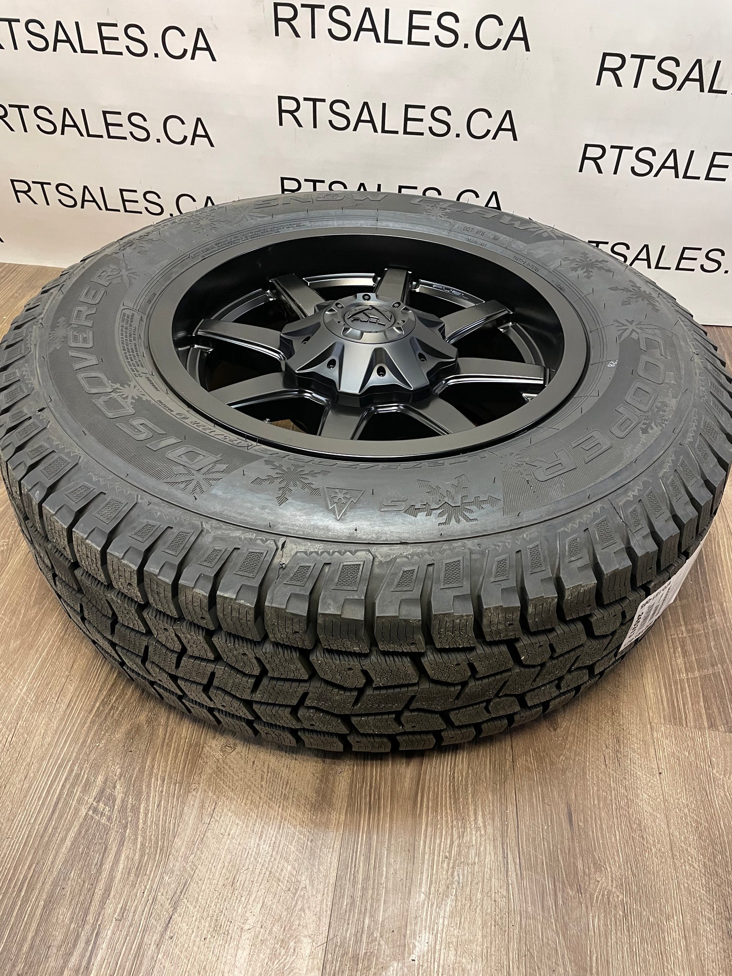 275/70/18 Cooper Winter Tires FUEL Rims Ford F250 F350 8x170