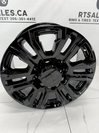 8×180 Black Denali Replica Rims – 18" & 20"