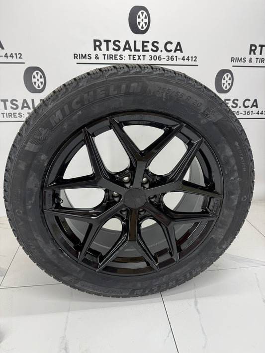 Michelin X-Ice Snow Winter Tires on 20" Ruffino Demon Rims 6x120