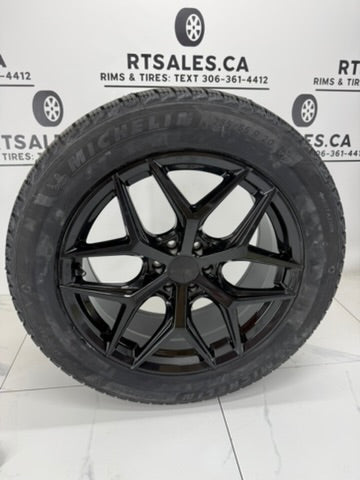 Michelin X-Ice Snow Winter Tires on 20" Ruffino Demon Rims 6x120