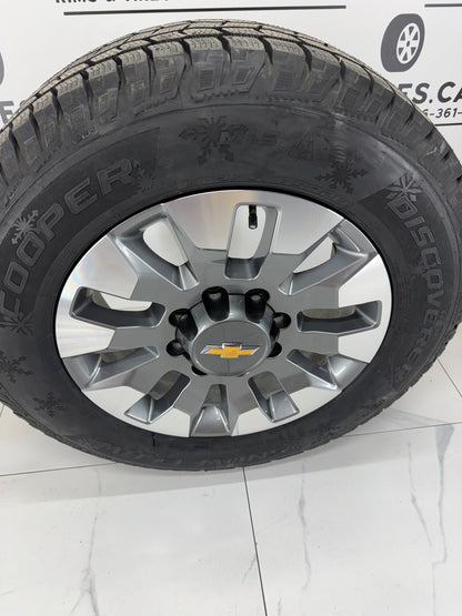 275/65/20 Cooper Snow Claw Winter Tires on 20" Chevy 2500/3500 Rims 8x180 (Takeoffs)