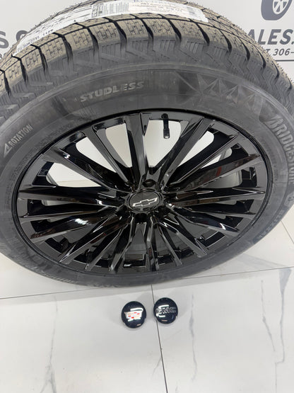Bridgestone Blizzak Icepeak Winter Tires on 20" or 22" Escalade Replica Rims 6x139