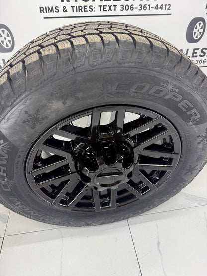 275/65/20 Cooper Snow Claw Winter Tires on 20" Ford Super Duty Replica Rims 8x170