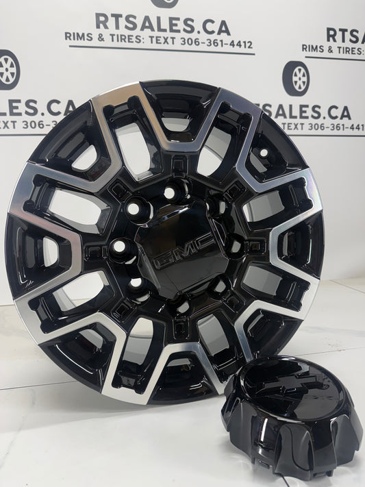 18x9 Replica AT4X rim 8x180, gloss black machined