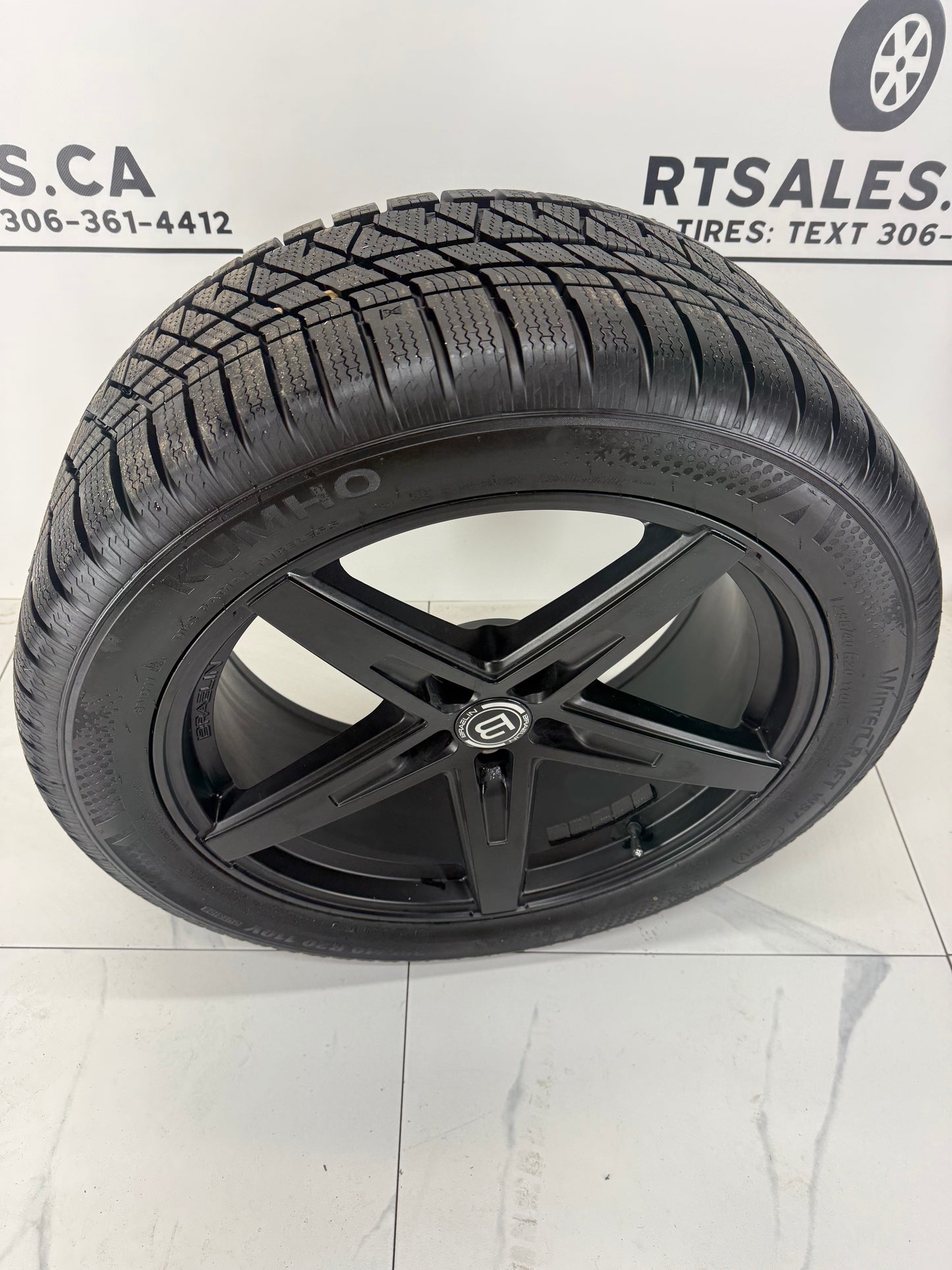 295/40/20 Kumho Winter Tires on 20" Braelin Rims - Audi Q7, Porsche Cayenne, VW Touareg (Takeoffs)