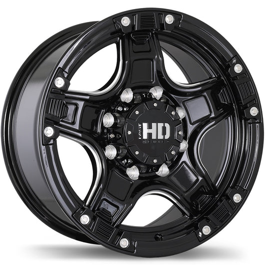 22x9.5 Fast HD Rampage Rims 8x170