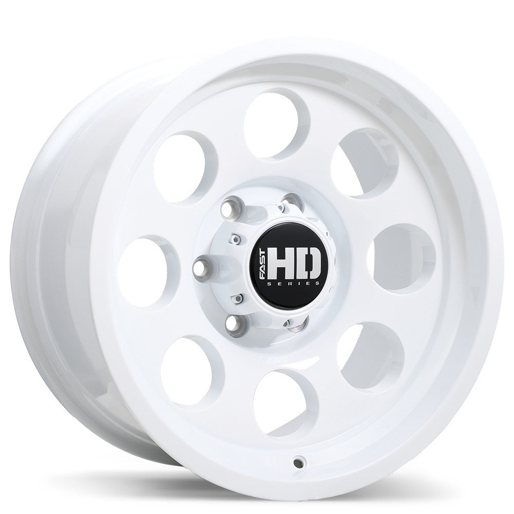 17x9 Fast Detour Gloss White rims