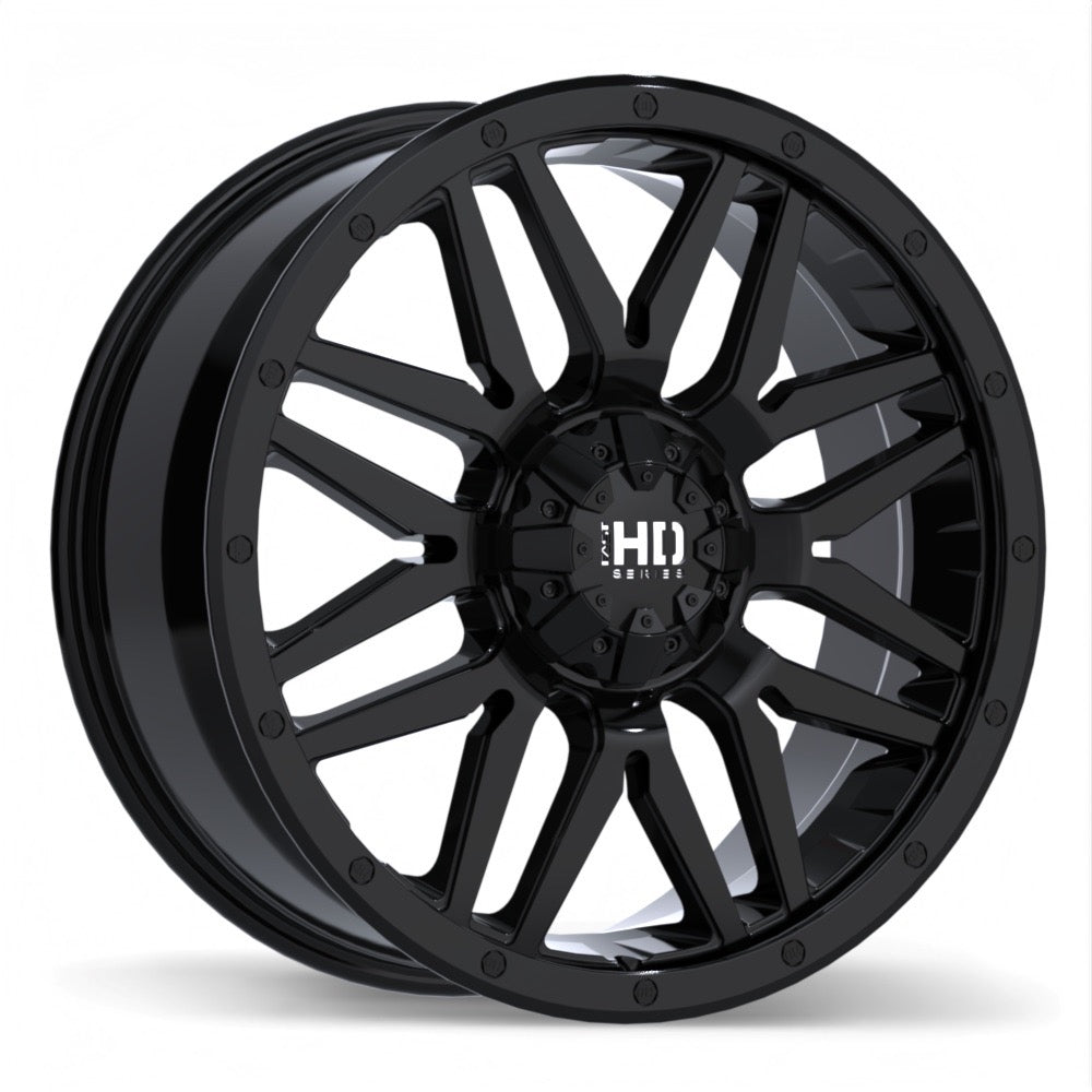 6x139 Fast HD Menace Rims Gloss Black 20" & 22"