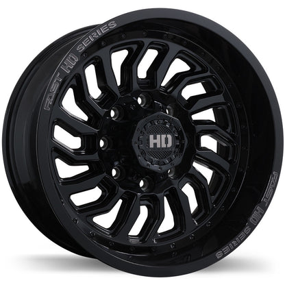 20x10 Fast D-STRUCT Rims 8x165 Gloss Black