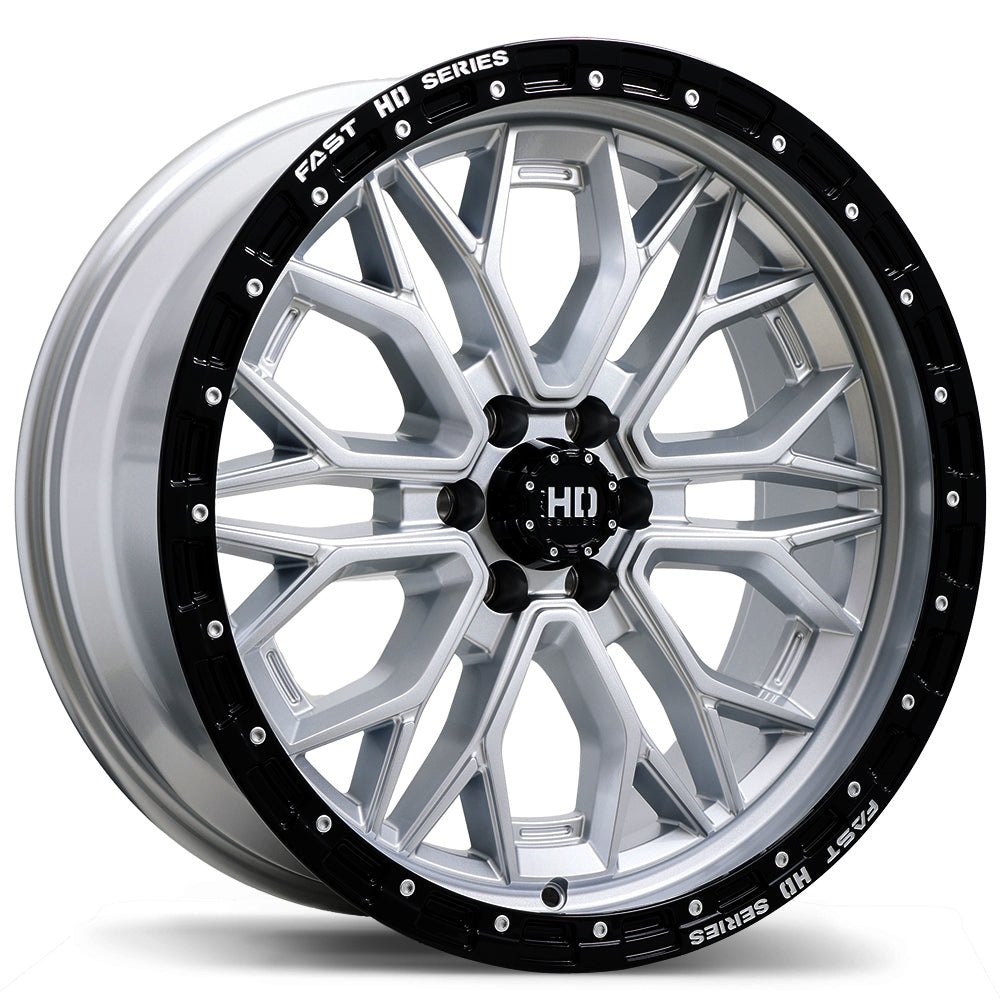 20x9 Fast Muramasa Gloss Silver Black Lip 6x114.3 +0mm