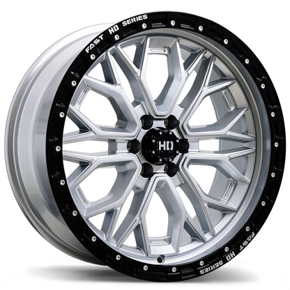 20x9 Fast Muramasa Gloss Silver Black Lip 6x114.3 +0mm