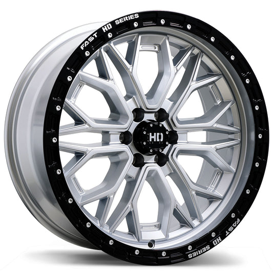 20x9 Fast Muramasa Gloss Silver Black Lip 6x114.3 +0mm