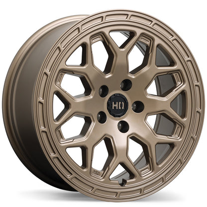 5x108 Fast HD Bandit Satin Bronze Rims - 17", 18"