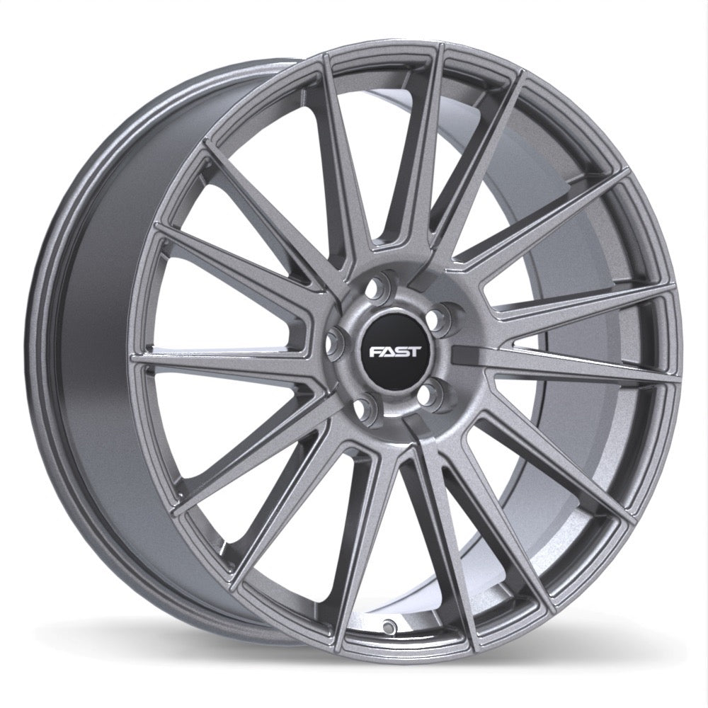 5x114.3 Fast Tempest Titanium Rims 16", 17", 18", 19", 20"
