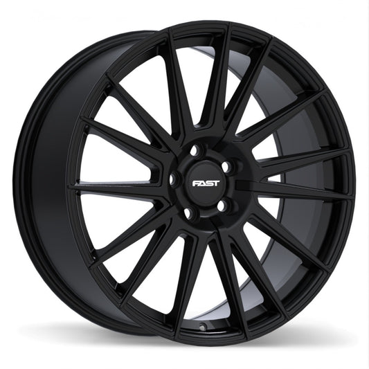 5×112 Fast Tempest Satin Black Rims – 17" & 18"