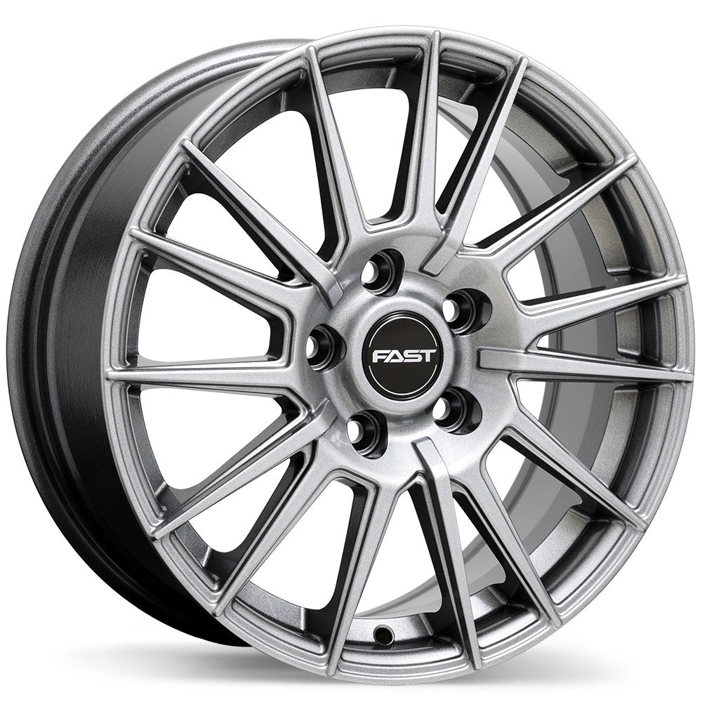 18x8 Titanium Fast Tempest 5x120