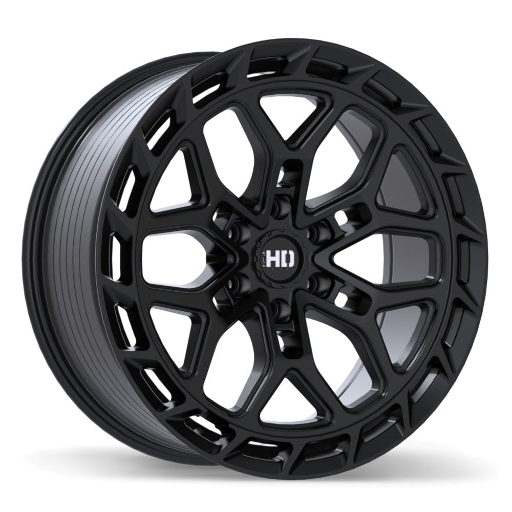 6x139 / 6x135 Fast HD Phantom Satin Black Rims 18", 20" & 22"