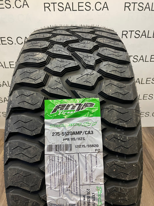 LT 275/55/20 Amp Terrain Attack A/T D All Weather Tires