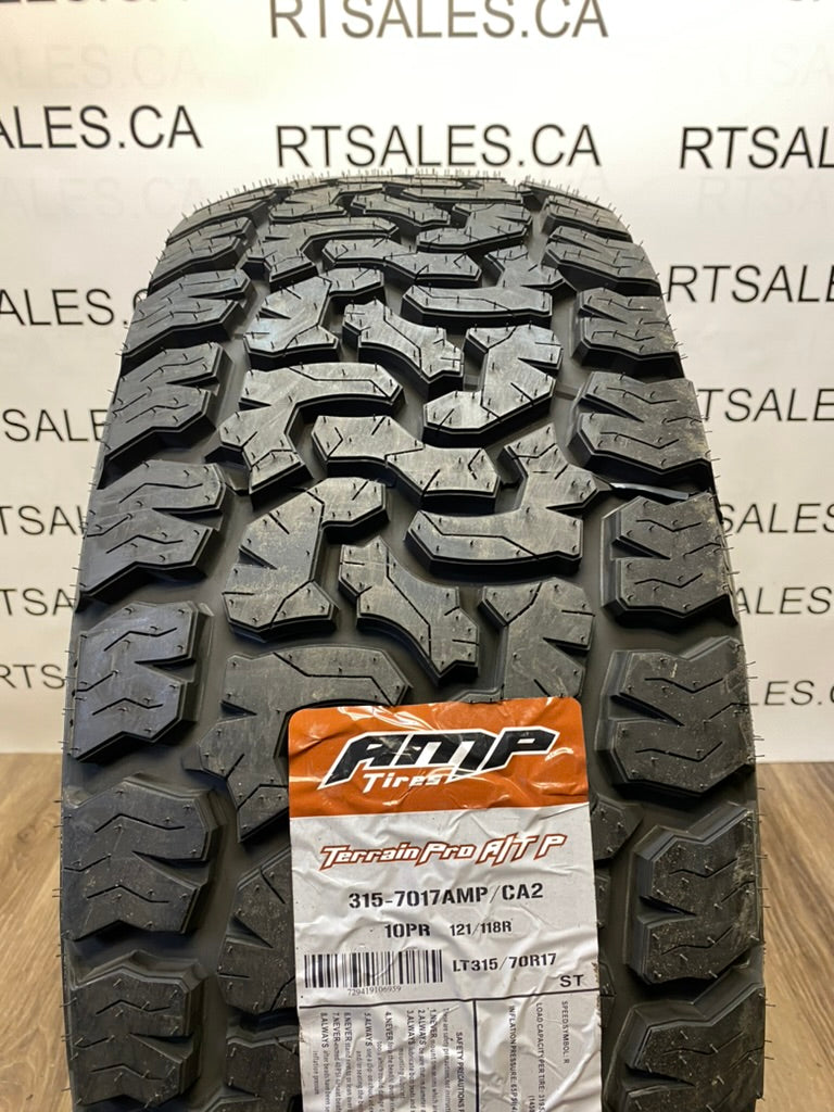 LT 315/70/17 Amp All Weather / 10 ply