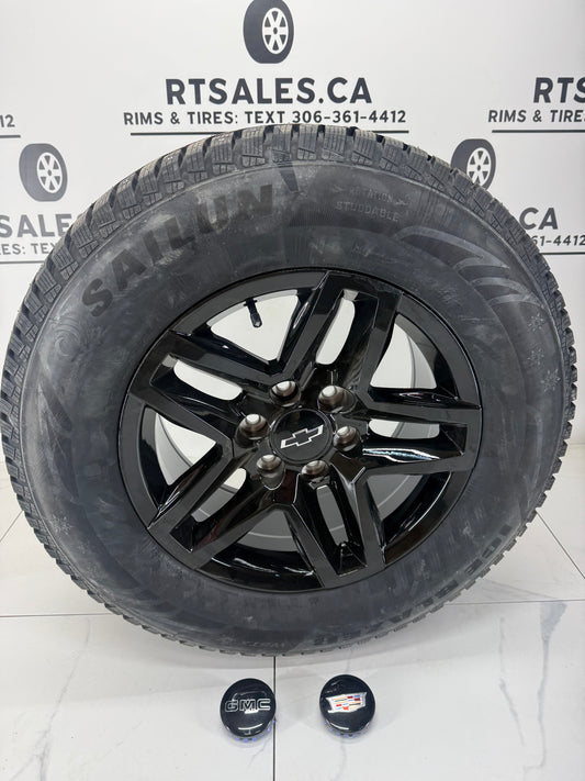 Sailun Ice Blazer Factory Studded Winter Tires on 17" or 18" Trail Boss Replica Rims 6x139