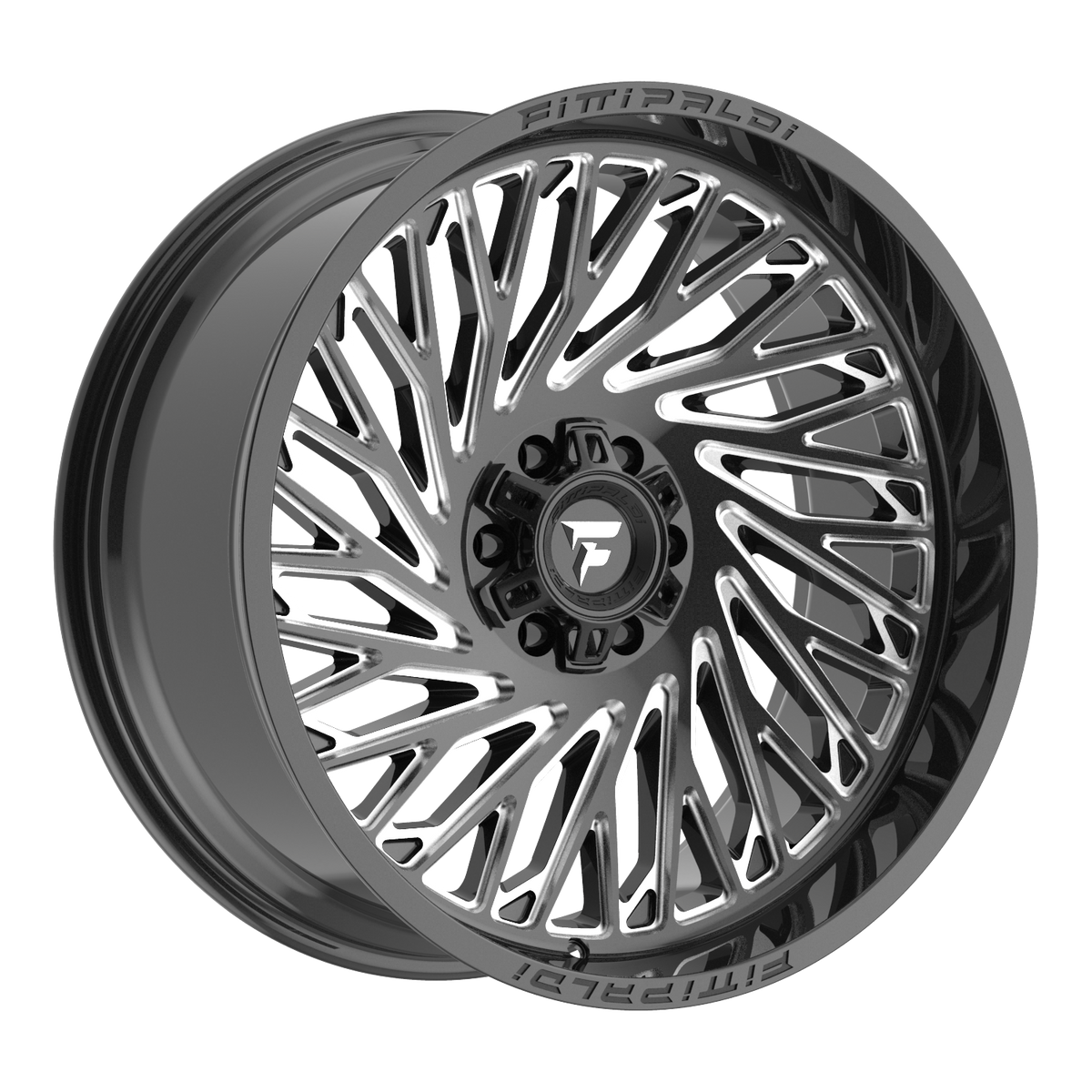 Fittipaldi FA15 Gloss Black Milled Rims – 22", 24"