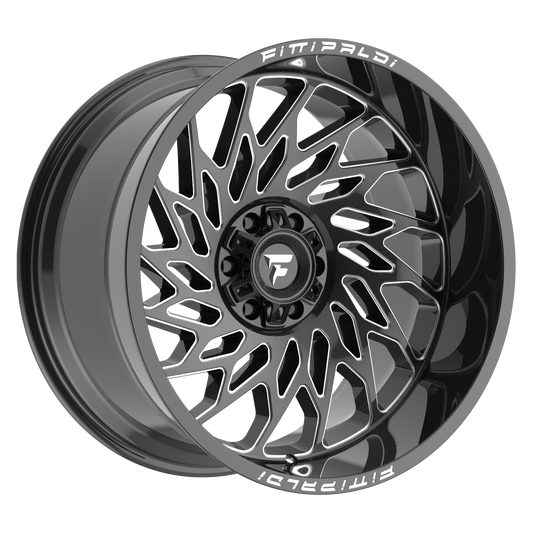 Fittipaldi FA20 Gloss Black Milled Rims – 20", 22"