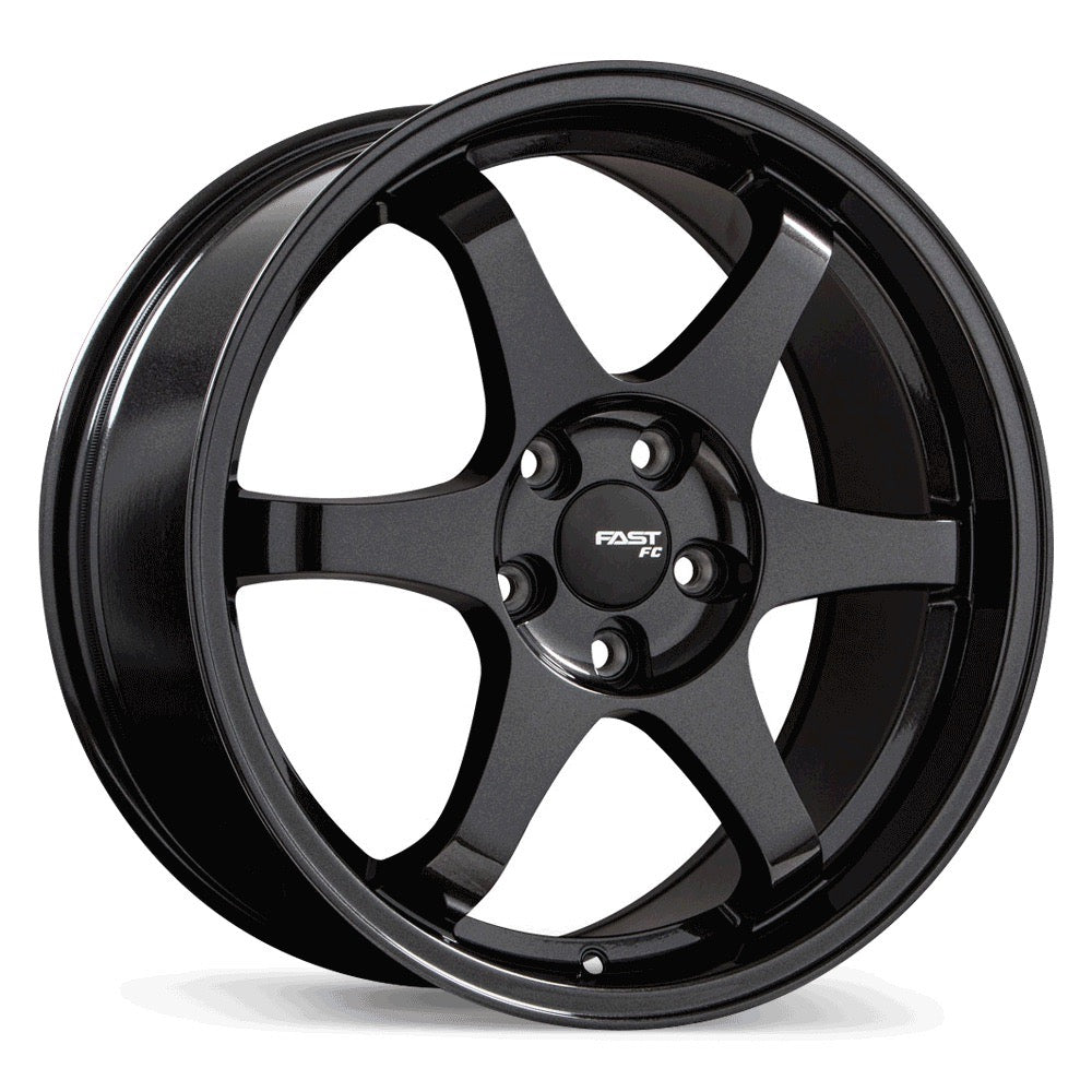 Fast FC09 Metallic Gunmetal Rims - 17", 18"