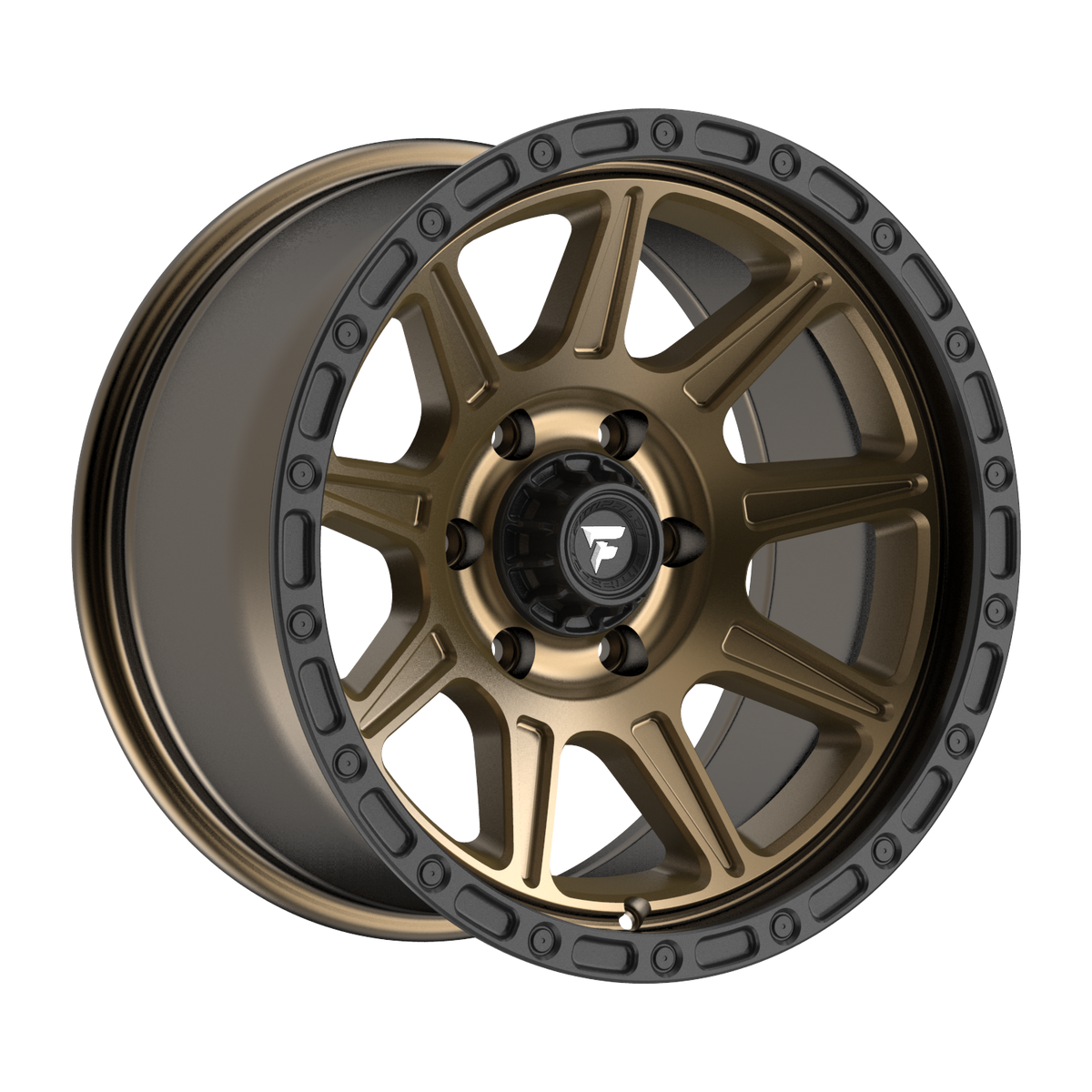 Fittipaldi FT104 Satin Bronze with Satin Black Lip Rims - R&T Sales