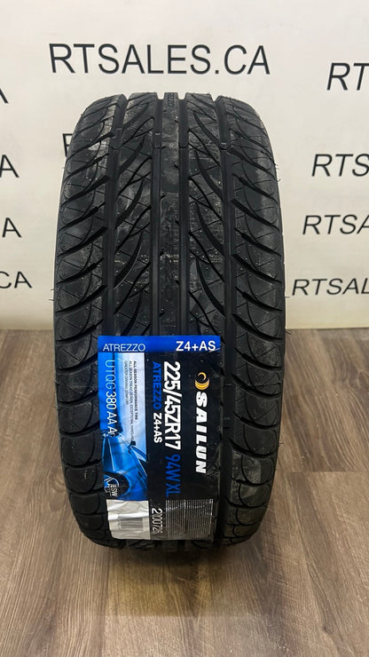 225/45/17 Sailun Atrezzo All Season Tires