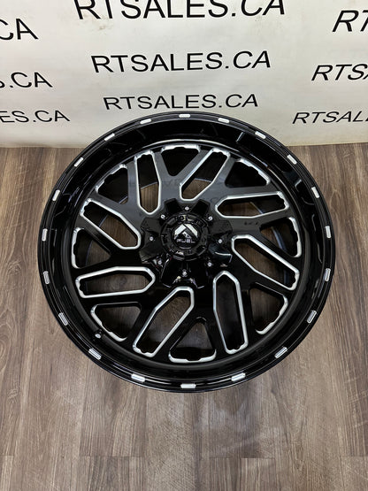 22x9.5 Fuel Triton Rims 8x180