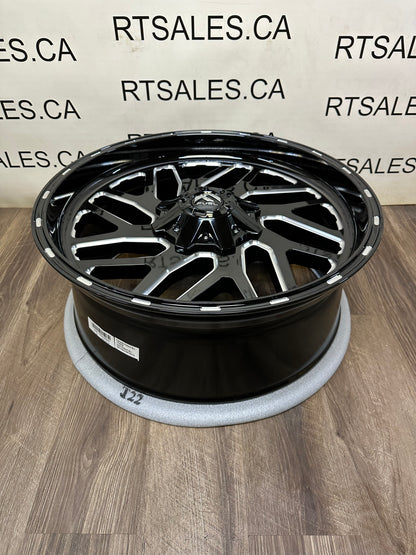 22x9.5 Fuel Triton Rims 8x180