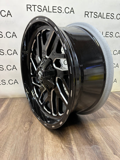 22x9.5 Fuel Triton Rims 8x180