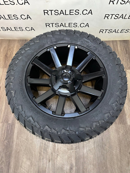 305/55/20 AMP tires Fuel Rims Dodge Ram GM 2500 3500